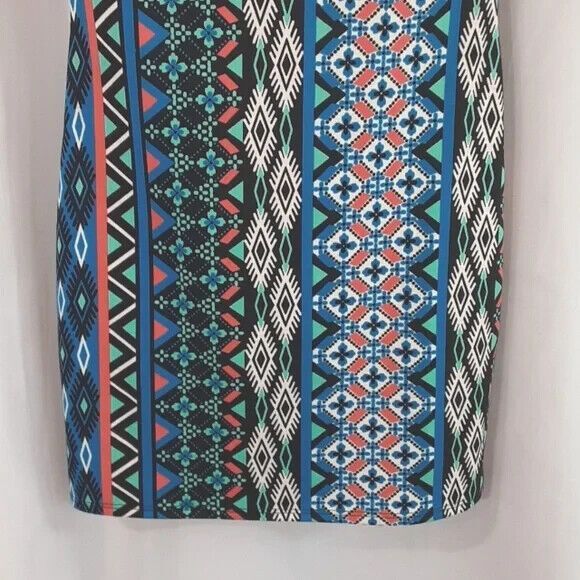 LA Breeze dress women's size large multicolor mini - Picture 8 of 11